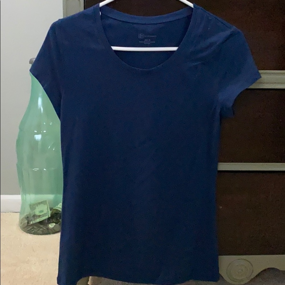 Navy blue, athletic t-shirt